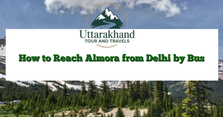 How to Reach Almora from Delhi by Bus