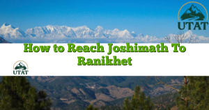 How to Reach Joshimath To Ranikhet